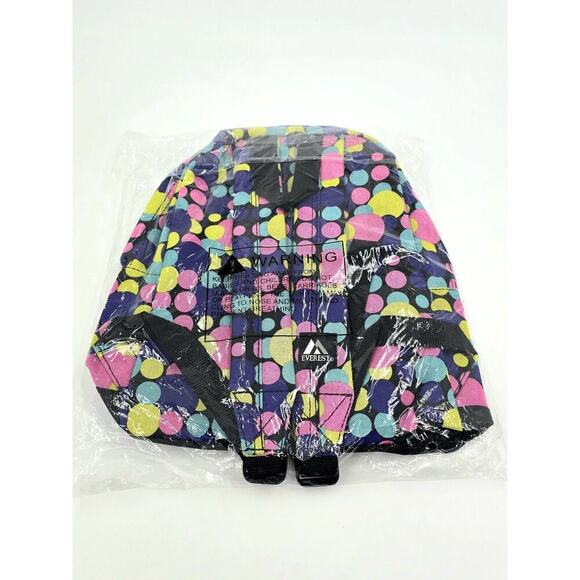 Everest Multi Dot Pattern Small Backpack Bag NWT - Picture 4 of 6